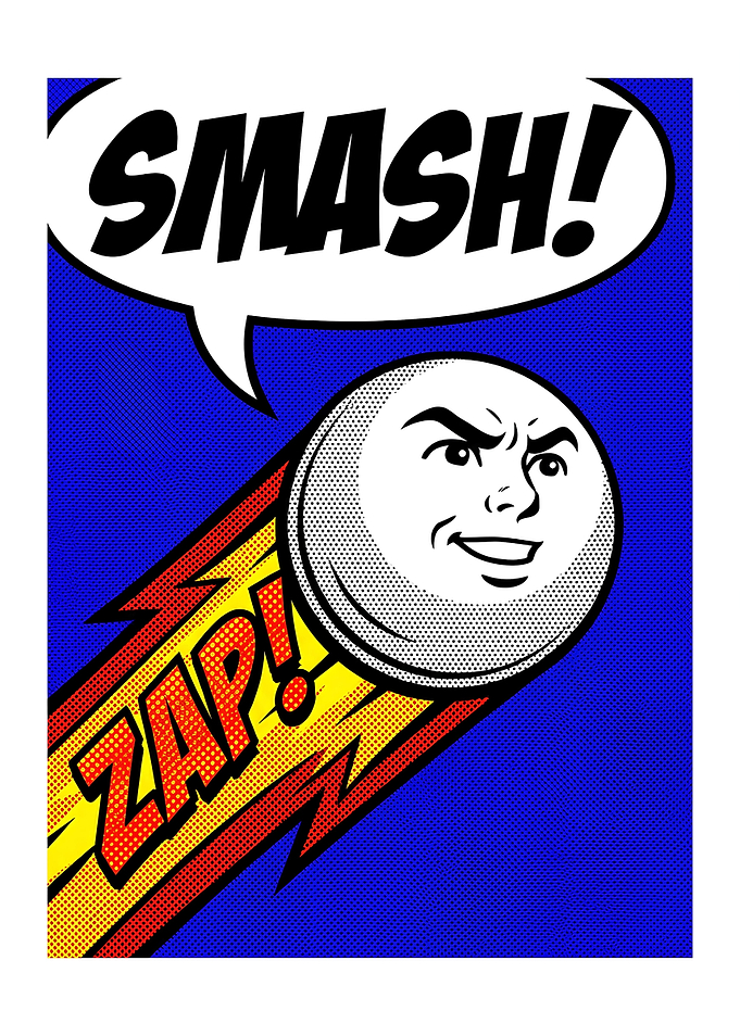 Smash! Tennis Table Funny