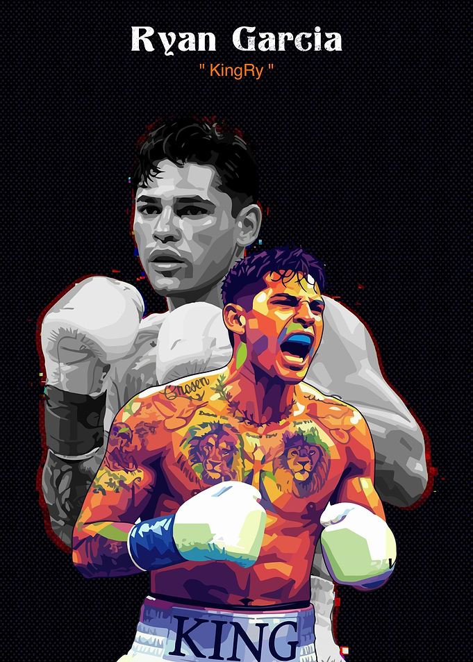 Ryan Garcia 'KingRy' Boxing Portrait