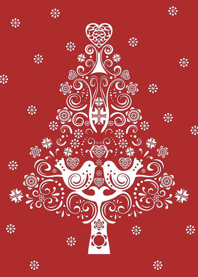 Nordic Scandinavian Christmas Tree Magic