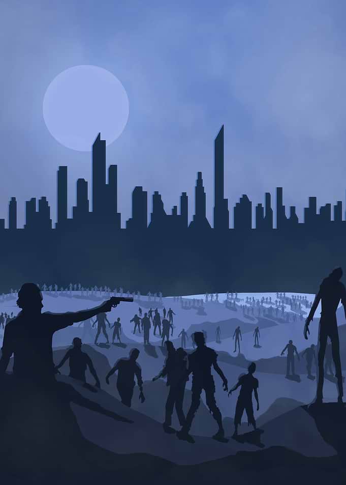 Zombie Apocalypse Silhouette