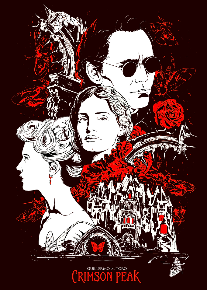 Crimson Peak Movie Poster Art