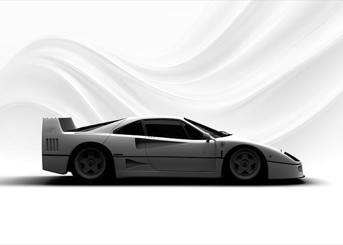 Ferrari F40 Side View
