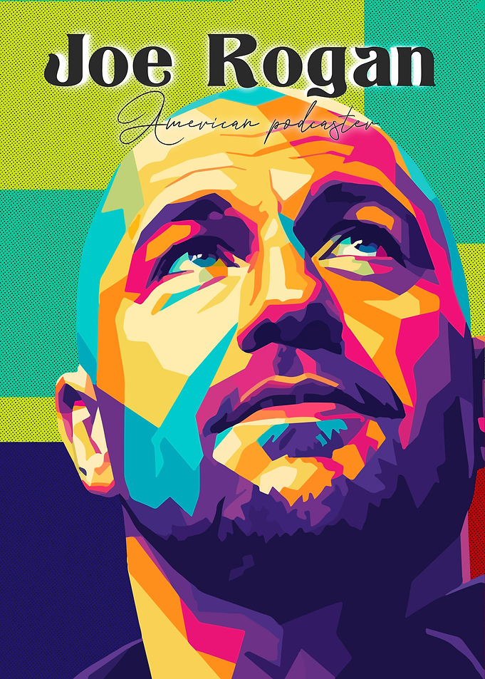 Joe Rogan Pop Art Portrait