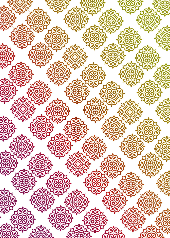 Modular Blossom Pattern in Spectral Gradient