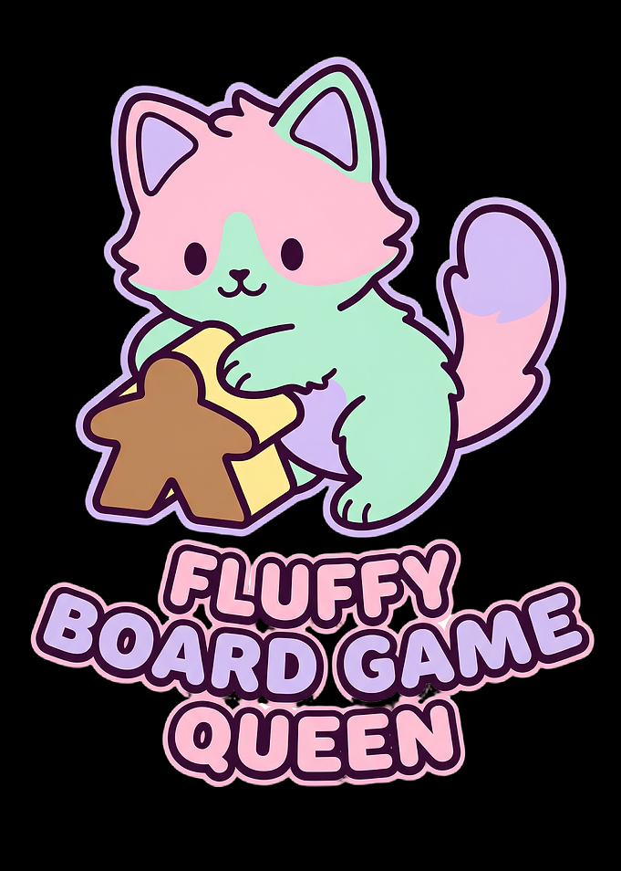 Fluffy Board Game Queen Cat