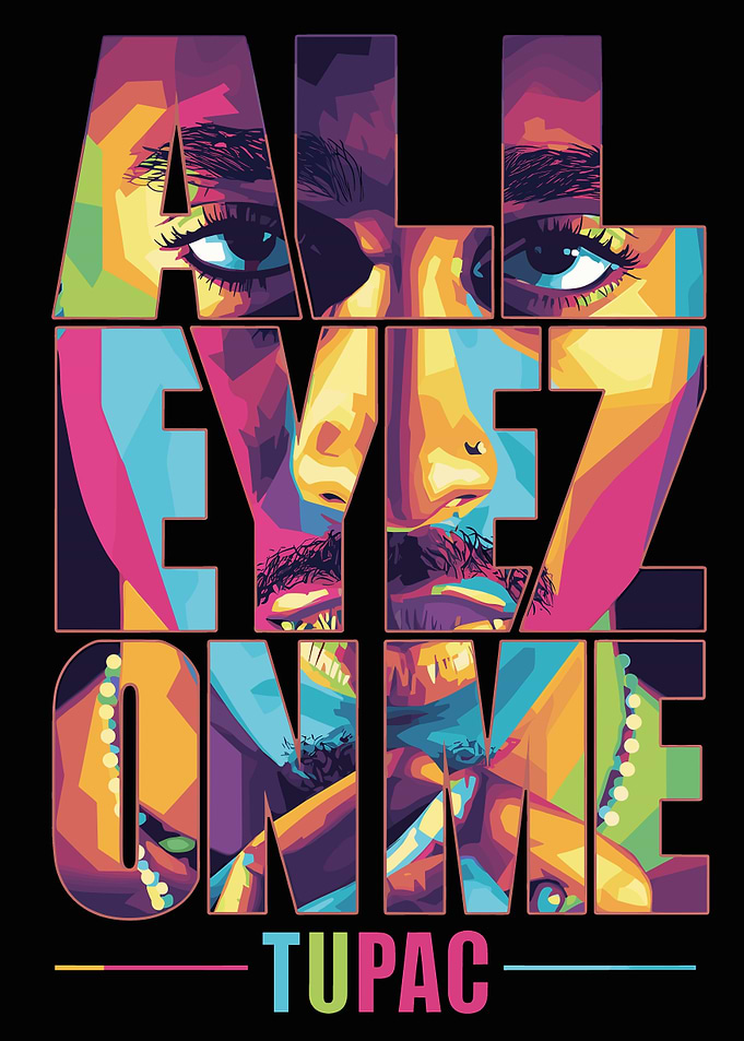 Tupac All Eyez On Me Portrait