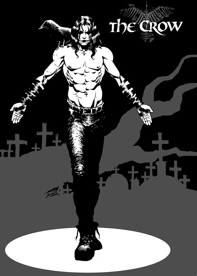 The Crow: Eric Draven Illustration