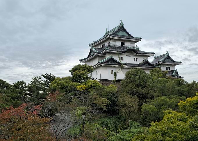 Japanese Castle In Fall