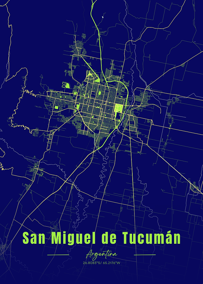 San Miguel de Tucumán Map