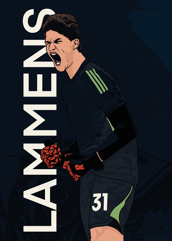 Senne Lammens Goalkeeper Portrait