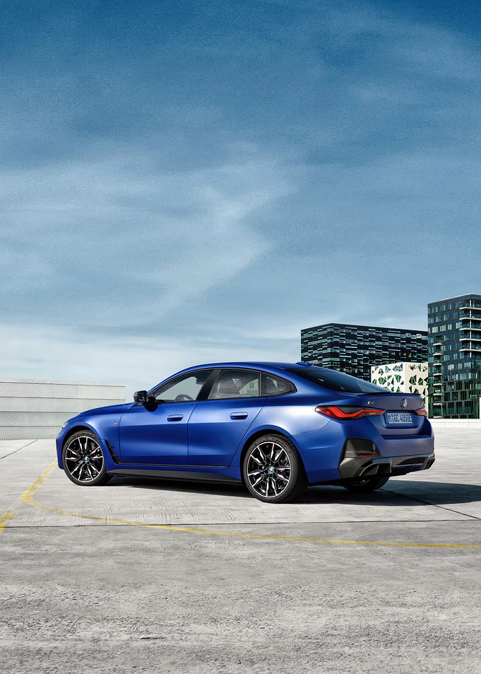 Blue BMW 4 Series Gran Coupe