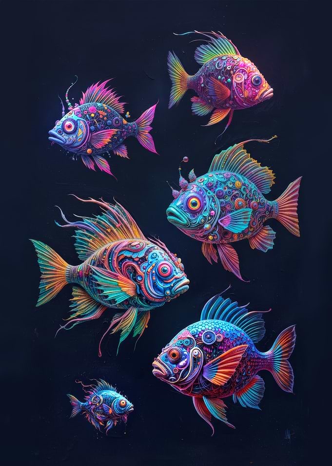 Original Exotic and Fantasy Familly Fish