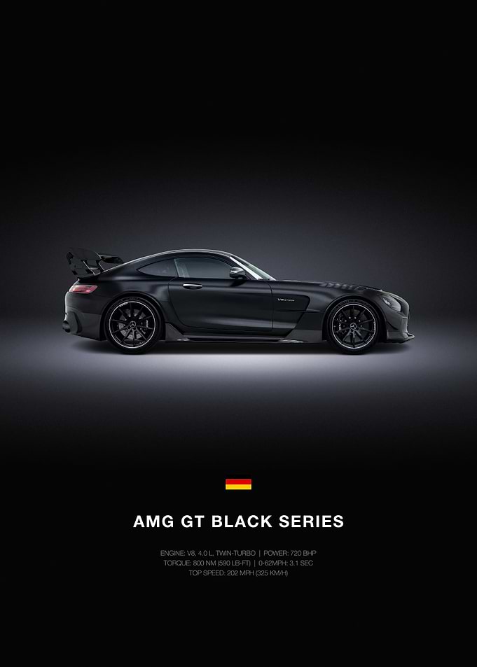 Mercedes AMG GT Black Series Car