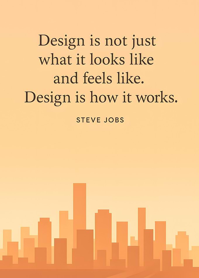 Design Quote by Steve Jobs