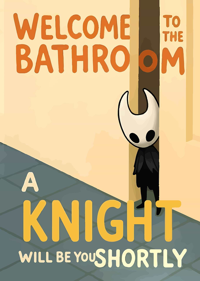 Hollow Knight Bathroom Humor