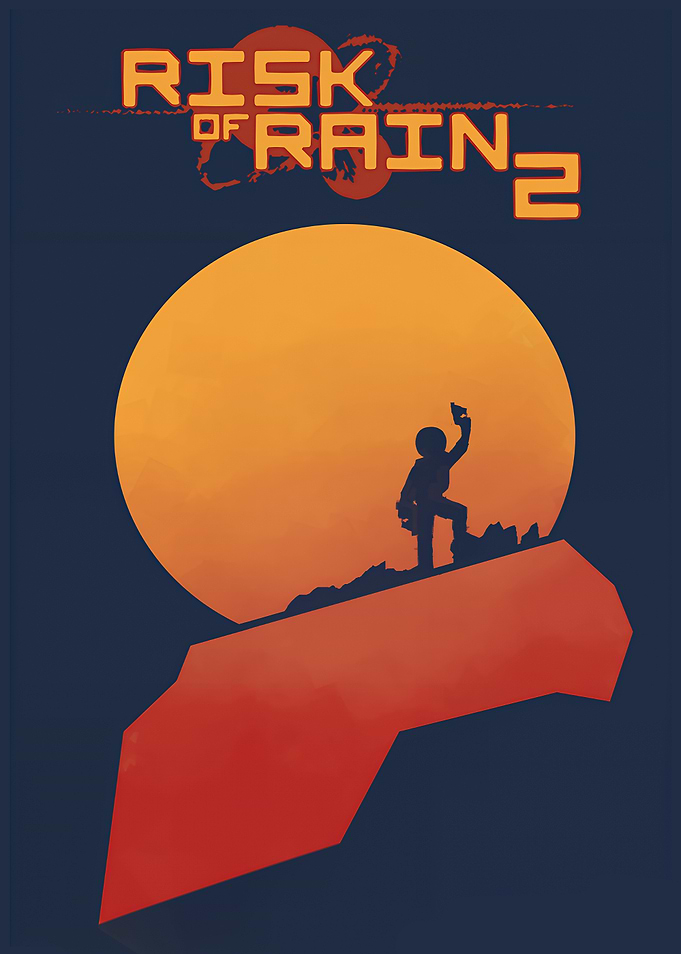 Risk of Rain 2 Silhouette Poster