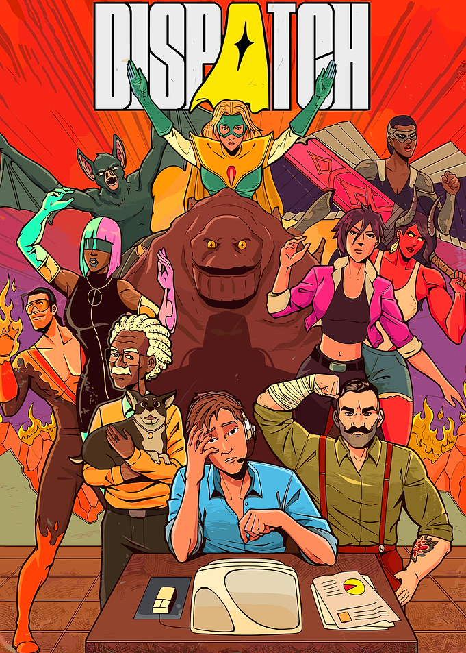 Dispatch Comic Book Cover Art