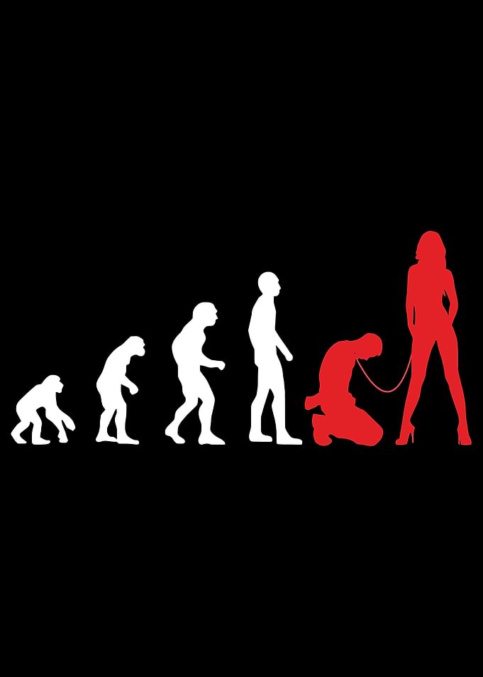 Evolution of Man with Dominatrix