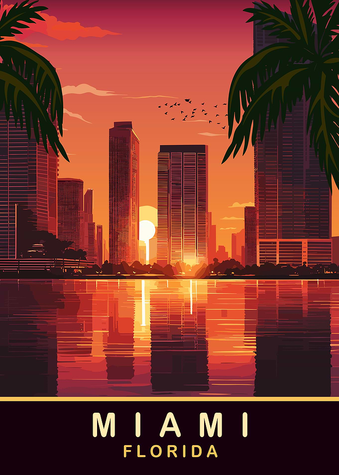 Miami Florida Sunset