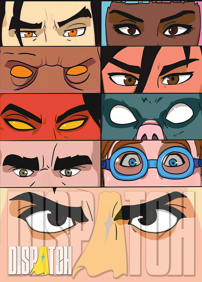 Dispatch Comic Book Cover Art