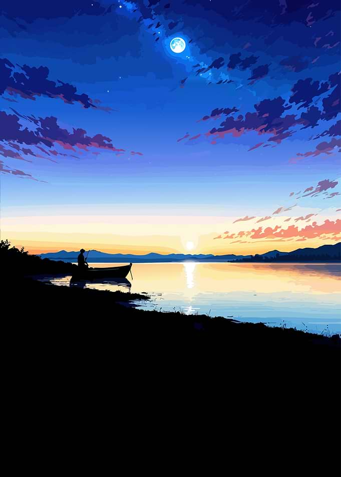 Night Lake Serenity