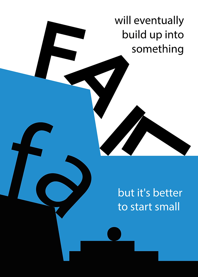 Fail - typography art