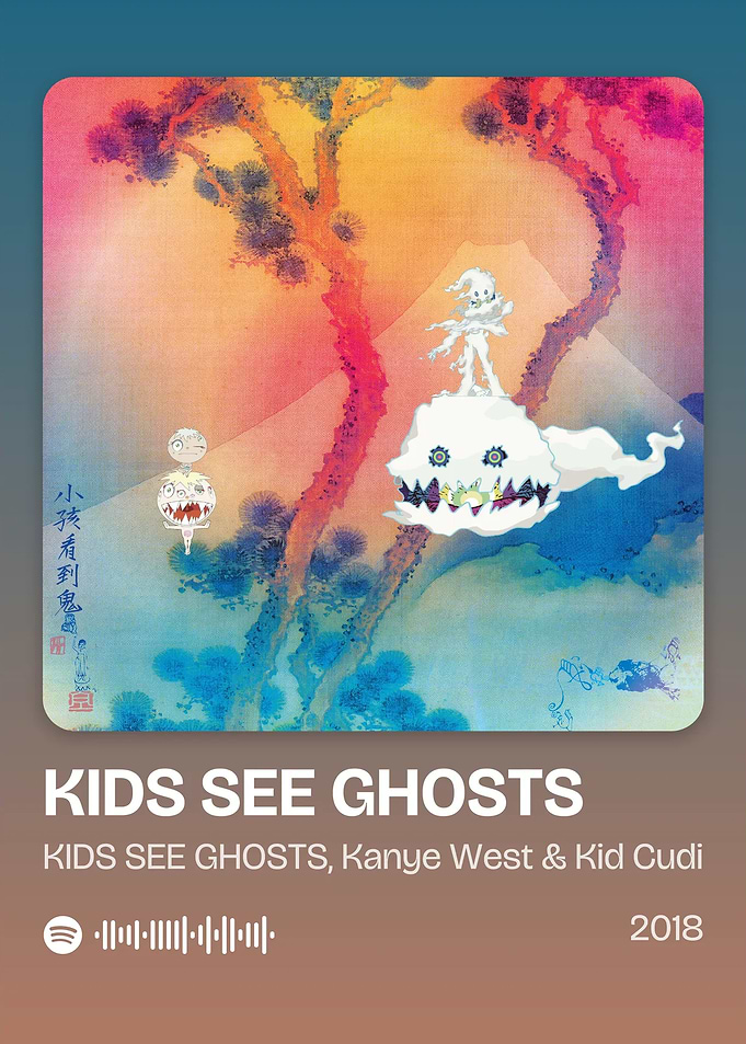 Kids See Ghosts Album Cover