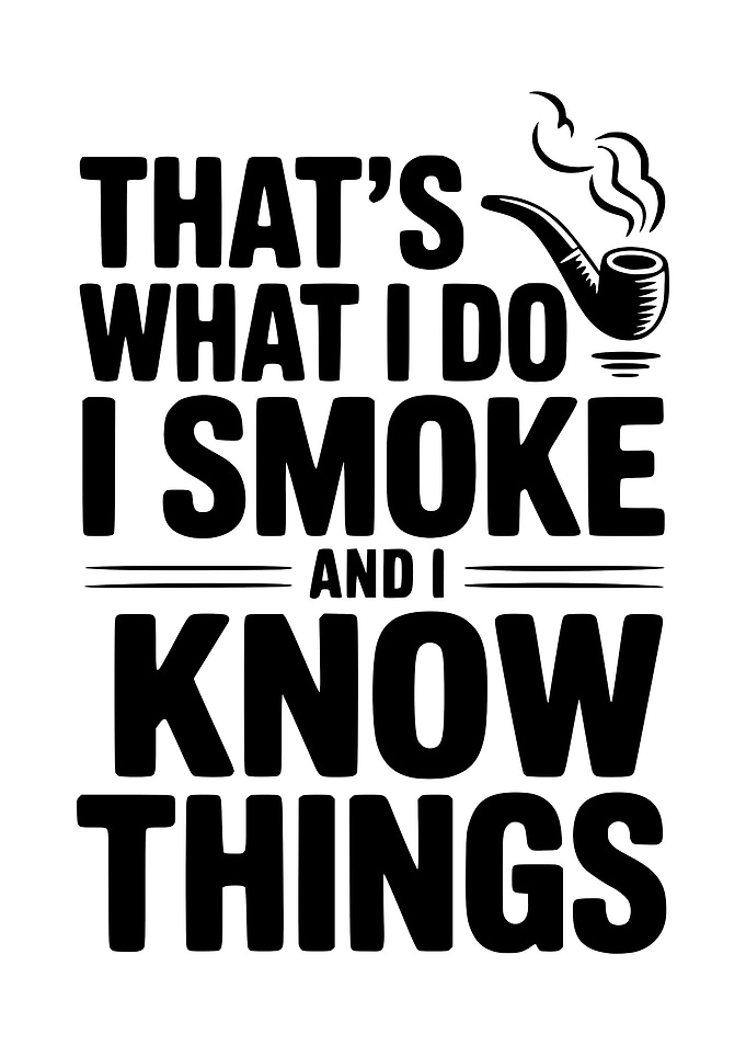 I Smoke and I Know Things