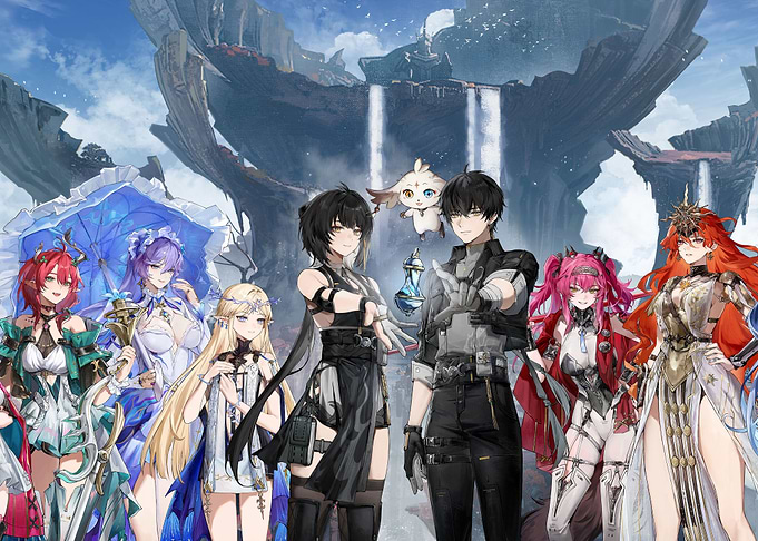 Wuthering Waves Characters Group Portrait