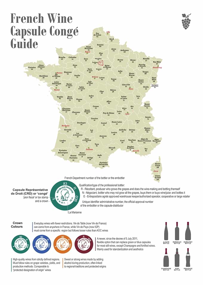 French Wine Capsule Guide