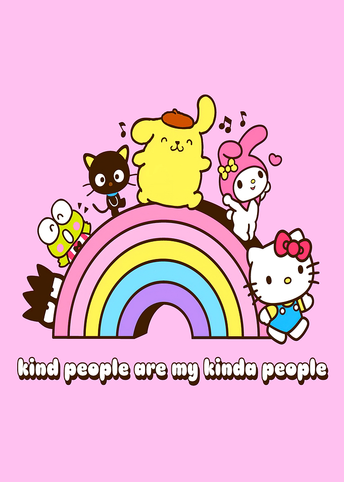Sanrio Characters on Rainbow