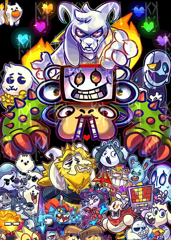 Undertale Characters Collage