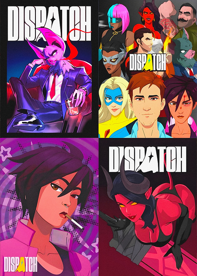Dispatch Character Collage