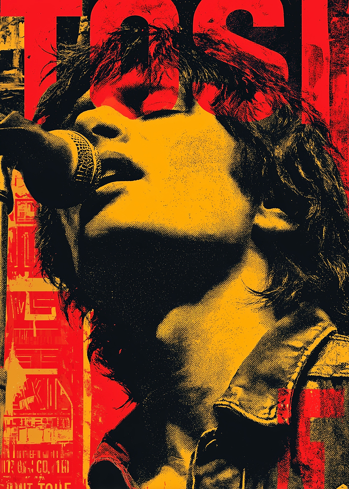 Rock Singer Poster Art