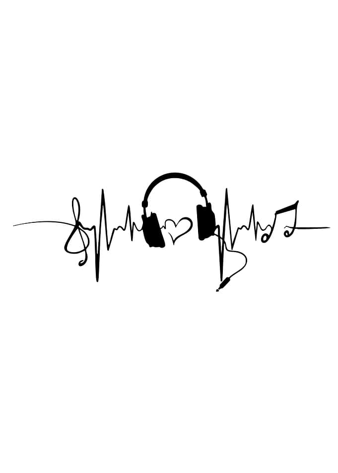 Music Heartbeat Headphones