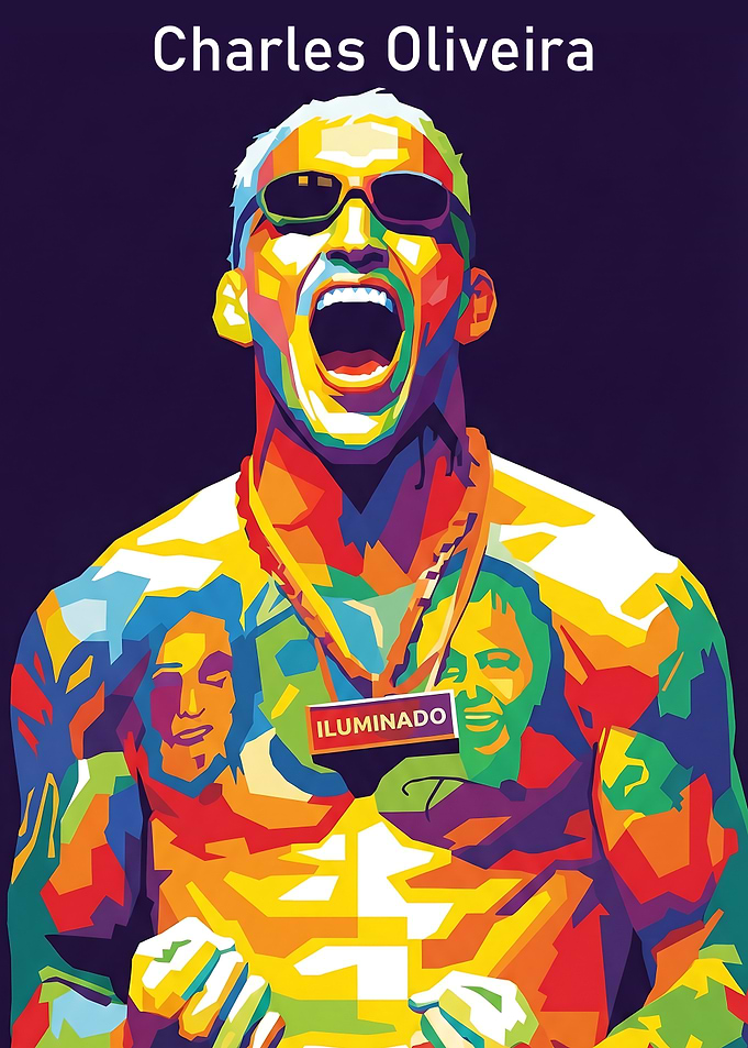 Charles Oliveira Pop Art Portrait