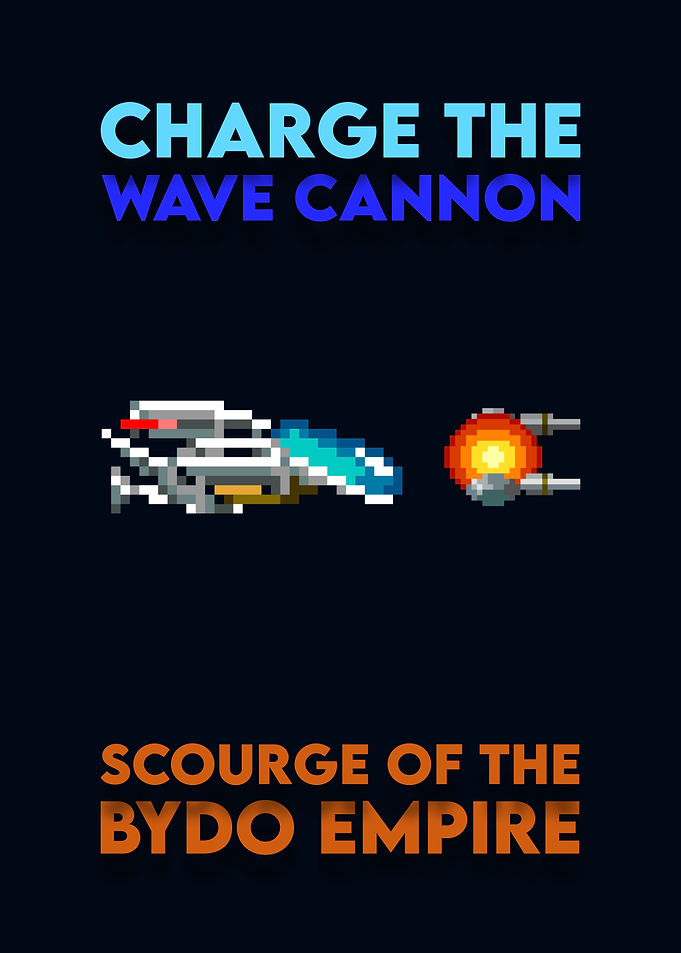 Charge the Wave Cannon Pixel Art