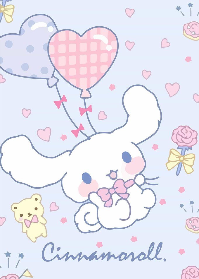 Cinnamoroll with Heart Balloons