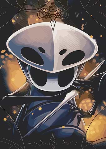 Hollow Knight Character Illustration