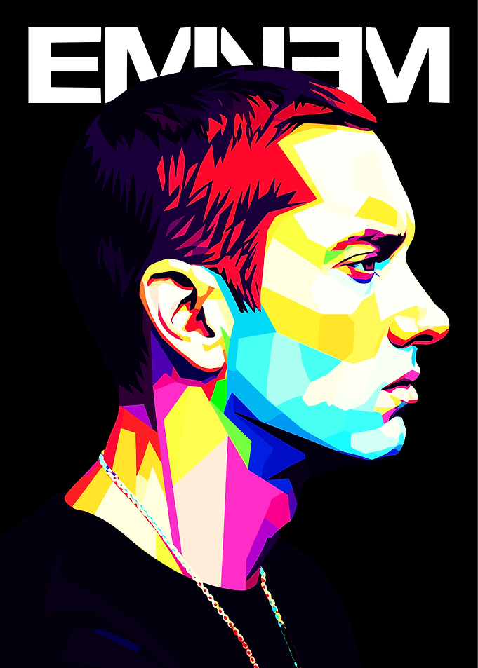 Eminem wpap pop art