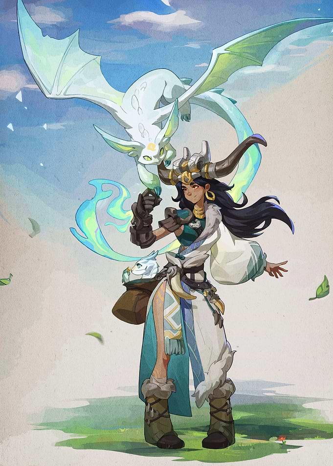 Dragon Rider with Companion