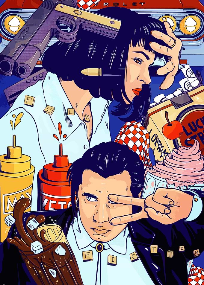 Pulp Fiction Characters and Elements
