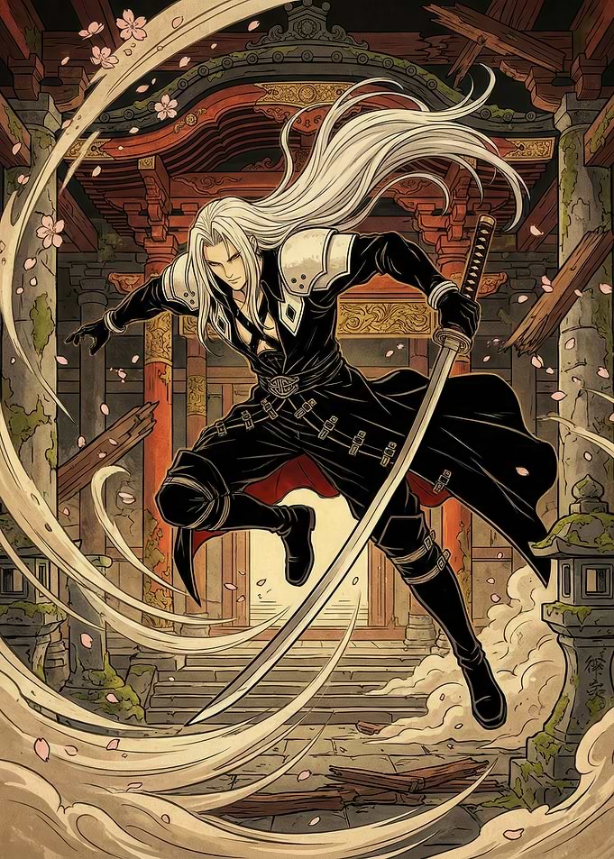 Sephiroth in Japanese Temple