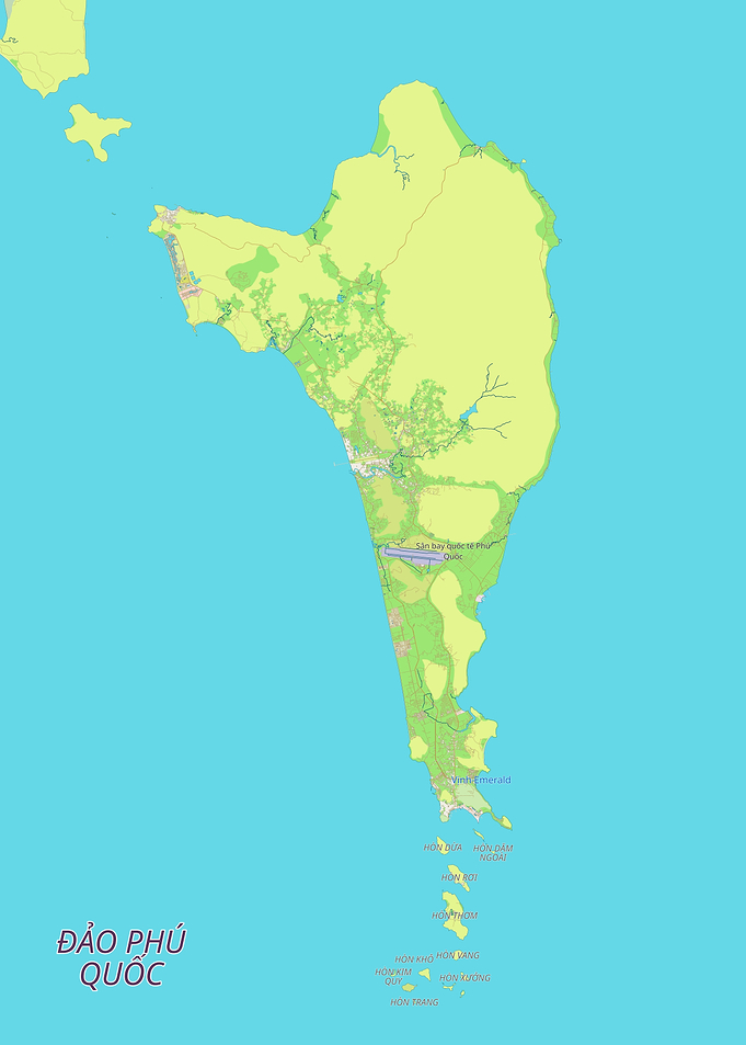 Phu Quoc Island Map