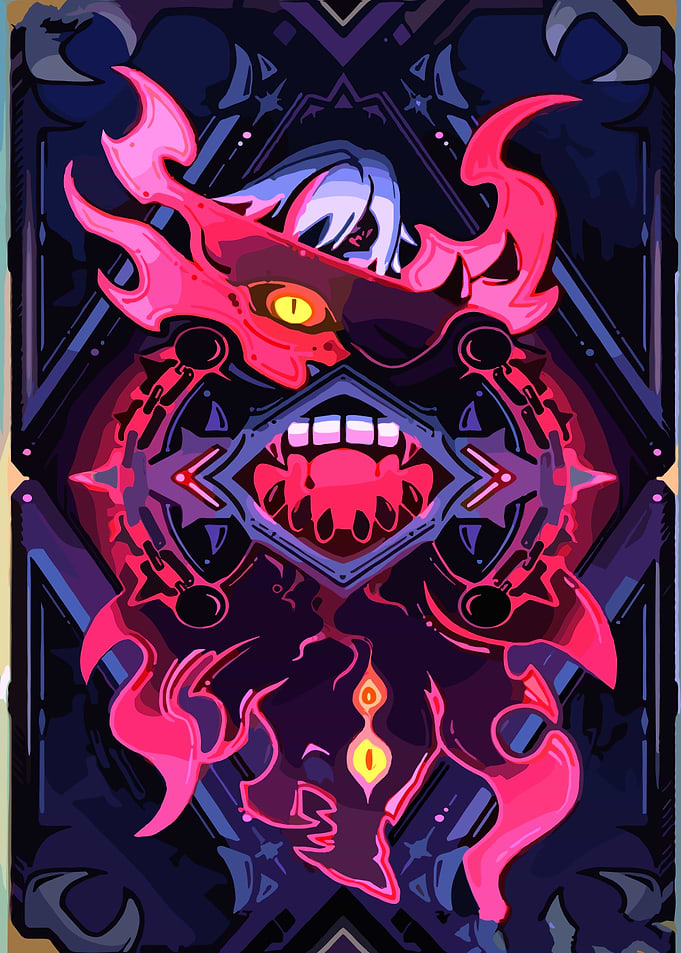 Abstract Monster Illustration