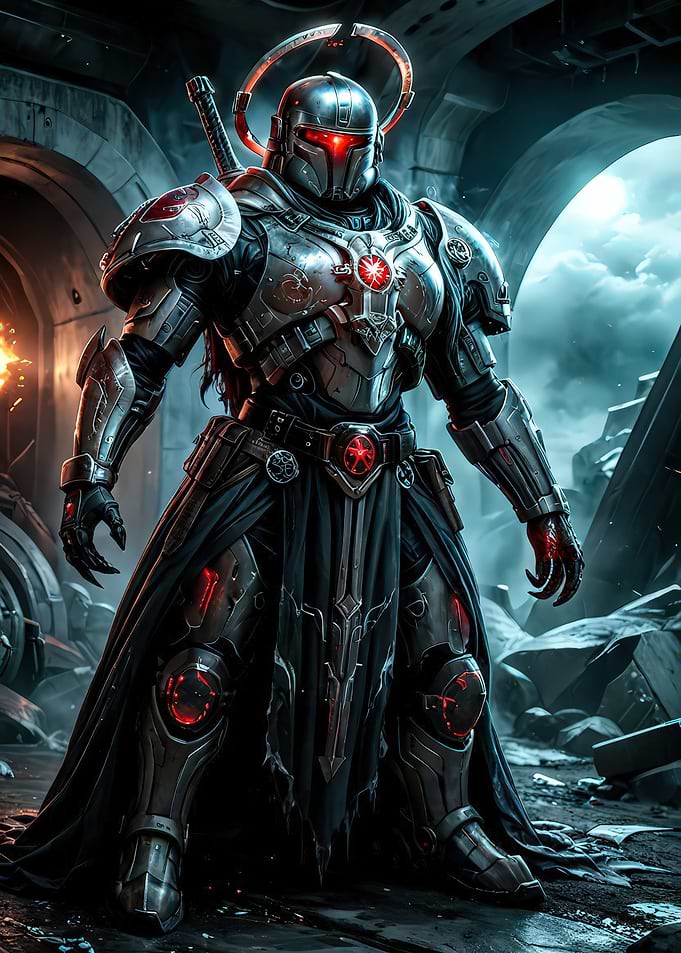 Futuristic Armored Warrior