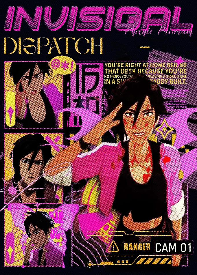 Invisigal Dispatch Animated Character Portrait