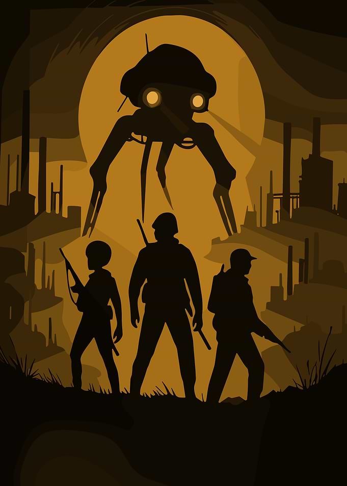War of the Worlds Silhouette