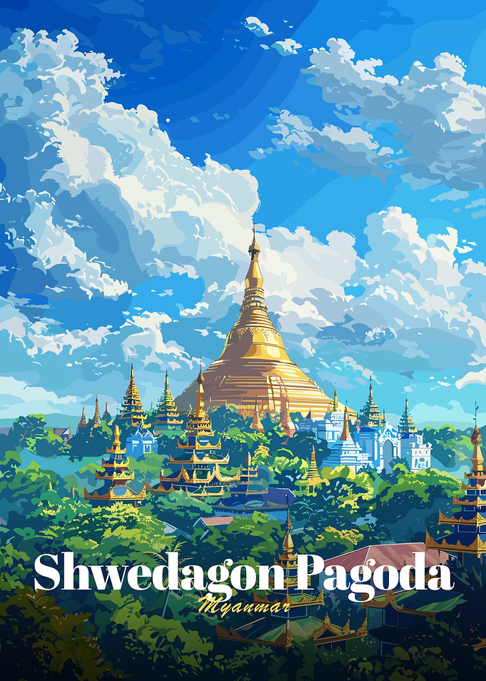 Shwedagon Pagoda, Myanmar