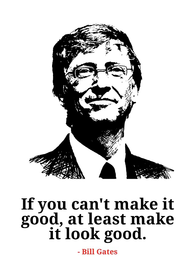 Bill Gates Quote Poster